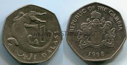 Монета 1 даласи 1998 Гамбия