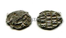 Монета серебряная копейка 1706 года. Петр I
