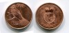 Монета 0,02 цента 2009 года Виртуальное Королевство Редонда