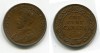 Монета 1 цент 1914 года Канада
