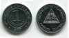 Монета 1 кордоба 2007 года Республика Никарагуа
