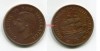 Монета 1 пенни 1942 года. Южно-Африканская Республика