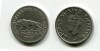 Монета 1\4 рупия 1947 года Британская Индия