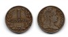 Монета 1 сентаво 1938 года Республика Колумбия