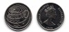 Монета 10 центов 1996 года Великобритания Заморские Территории