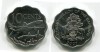 Монета 10 центов 2007 года Содружество Багамских Островов