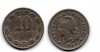 Монета 10 сентаво 1942 года Аргентина