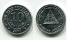 Монета 10 сентаво 2007 года Республика Никарагуа