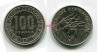 Монета 100 франков 1971 года Центрально-Африканская Республика