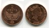 Монета 2 цента 2005 года Соломоновы острова Океания