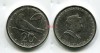 Монета 20 центов 2010 года Острова Кука