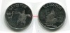 Монета 20 франков 2014 года Остров Пинс Черепаший Новая Каледония