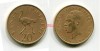Монета 20 сенти 1966 года Республика Танзания
