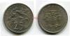 Монета 25 центов 1969 года Ямайка Островное Государство