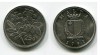 Монета 25 центов 1991 года Республика Мальта