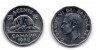 Монета 5 центов 1952 года Канада