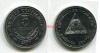 Монета 5 кордоба 2007 года Республика Никарагуа