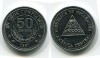 Монета 50 сентаво 1997 года Республика Никарагуа