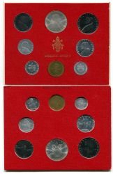 Подарочный набор из 8-ми монет 1963 года Ватикан