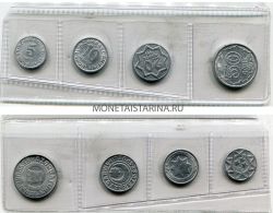 Набор из 4-х монет 1992-1993 года (5,10,20,50 гяпик). Азербайджанская республика
