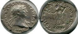 Монета серебряная денарий Траяна (98-117 гг.)