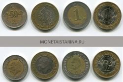 Набор из 4-х монет 2005-2012 гг. Турция