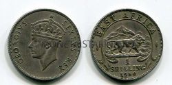Монета 1шиллинг 1950 год Восточная Африка
