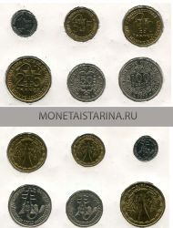 Набор из 6-ти монет 1972-1979 гг. Западные Африканские государства (КФА ВСЕАО)